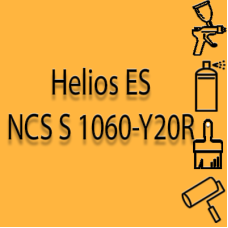 NCS S 1060-Y20R глянцева 1К швидкосохнуча антикорозійна емаль Helios ES - 1л