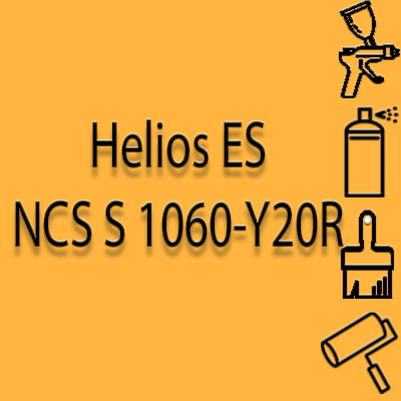 NCS S 1060-Y20R глянцева 1К швидкосохнуча антикорозійна емаль Helios ES - 1л