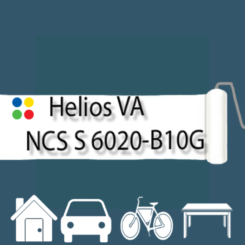 NCS S 6020-B10G антикорозійна матова грунт-емаль (вініл-акрилова) HELIOS VA - 1л