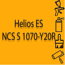 NCS S 1070-Y20R глянцева 1К швидкосохнуча антикорозійна емаль Helios ES - 1л