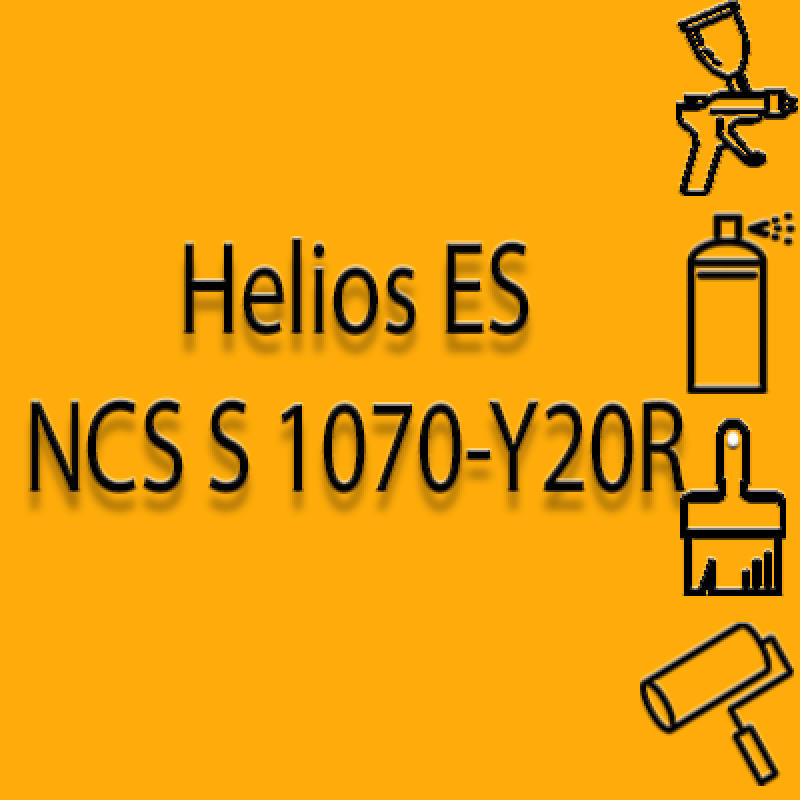 NCS S 1070-Y20R глянцева 1К швидкосохнуча антикорозійна емаль Helios ES - 1л