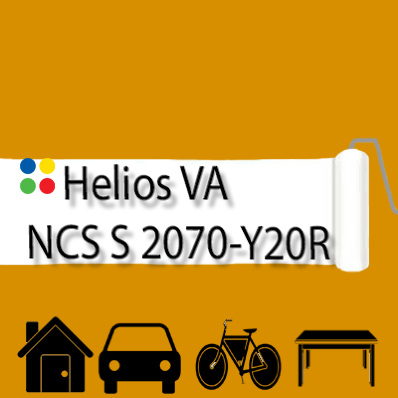 NCS S 2070-Y20R антикорозійна глянцева грунт-емаль (вініл-акрилова) HELIOS VA - 1л
