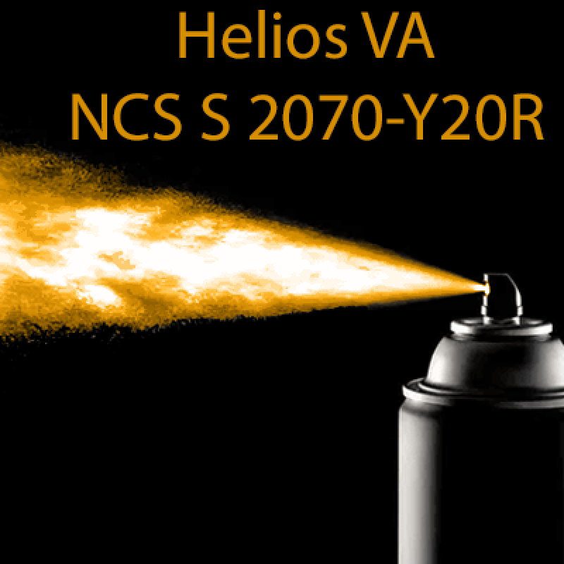 NCS S 2070-Y20R аерозольна антикорозійна глянцева грунт-емаль (вініл-акрилова) HELIOS VA - 400м