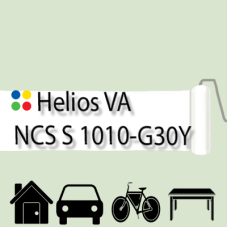 NCS S 1010-G30Y антикорозійна матова грунт-емаль (вініл-акрилова) HELIOS VA - 1л