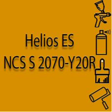 NCS S 2070-Y20R глянцева 1К швидкосохнуча антикорозійна емаль Helios ES - 1л