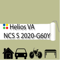 NCS S 2020-G60Y антикорозійна матова грунт-емаль (вініл-акрилова) HELIOS VA - 1л