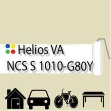 NCS S 1010-80Y антикорозійна матова грунт-емаль (вініл-акрилова) HELIOS VA - 1л