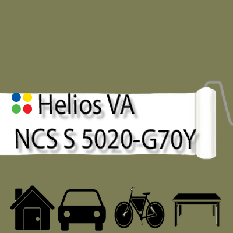 NCS S 5020-G70Y антикорозійна матова грунт-емаль (вініл-акрилова) HELIOS VA - 1л