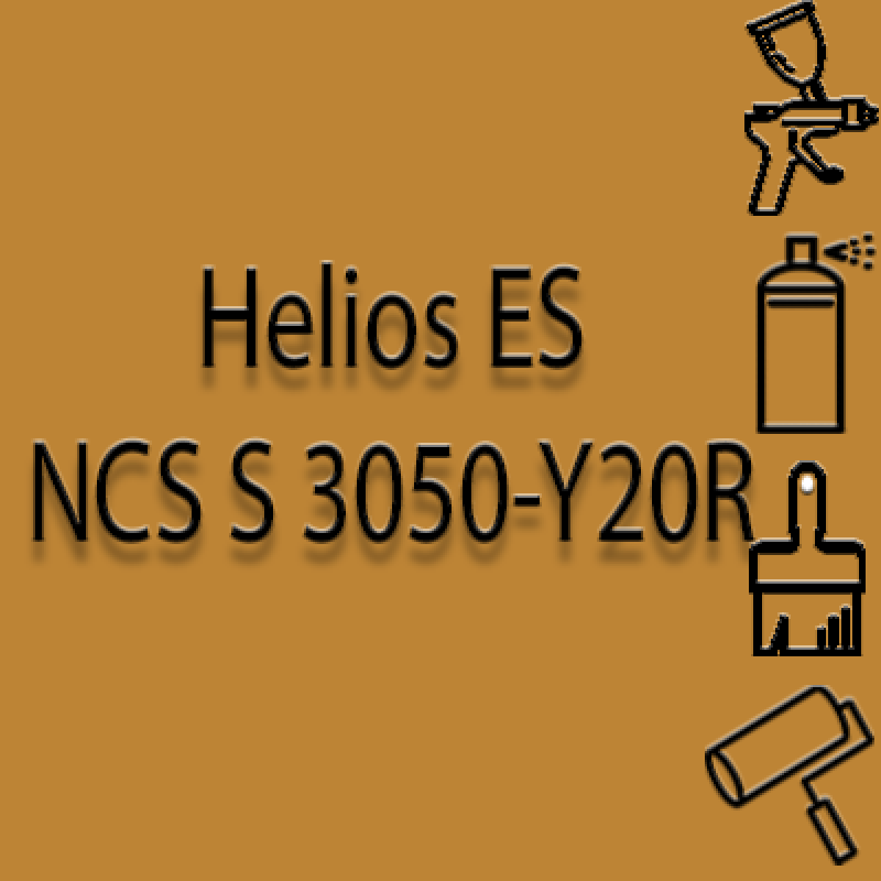 NCS S 3050-Y20R глянцева 1К швидкосохнуча антикорозійна емаль Helios ES - 1л NCS S 3050-Y20R глянцева 1К швидкосохнуча антикорозійна емаль Helios ES - 1л