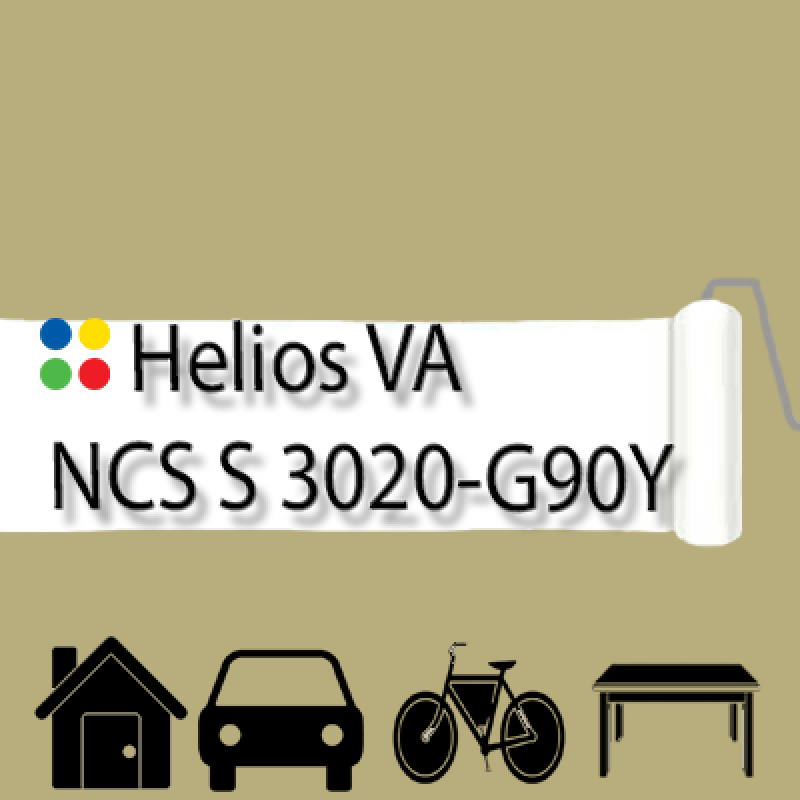 NCS S 3020-G90Y антикорозійна матова грунт-емаль (вініл-акрилова) HELIOS VA - 1л