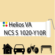 NCS S 1020-Y10R антикорозійна матова грунт-емаль (вініл-акрилова) HELIOS VA - 1л