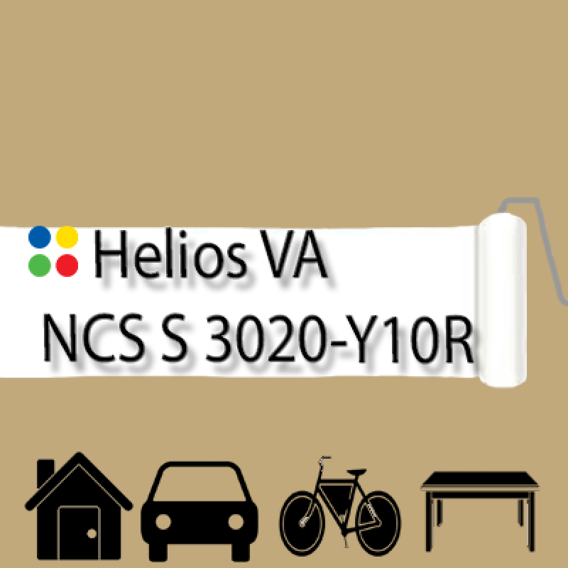 NCS S 3020-Y10R антикорозійна матова грунт-емаль (вініл-акрилова) HELIOS VA - 1л