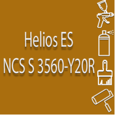 NCS S 3560-Y20R глянцева 1К швидкосохнуча антикорозійна емаль Helios ES - 1л