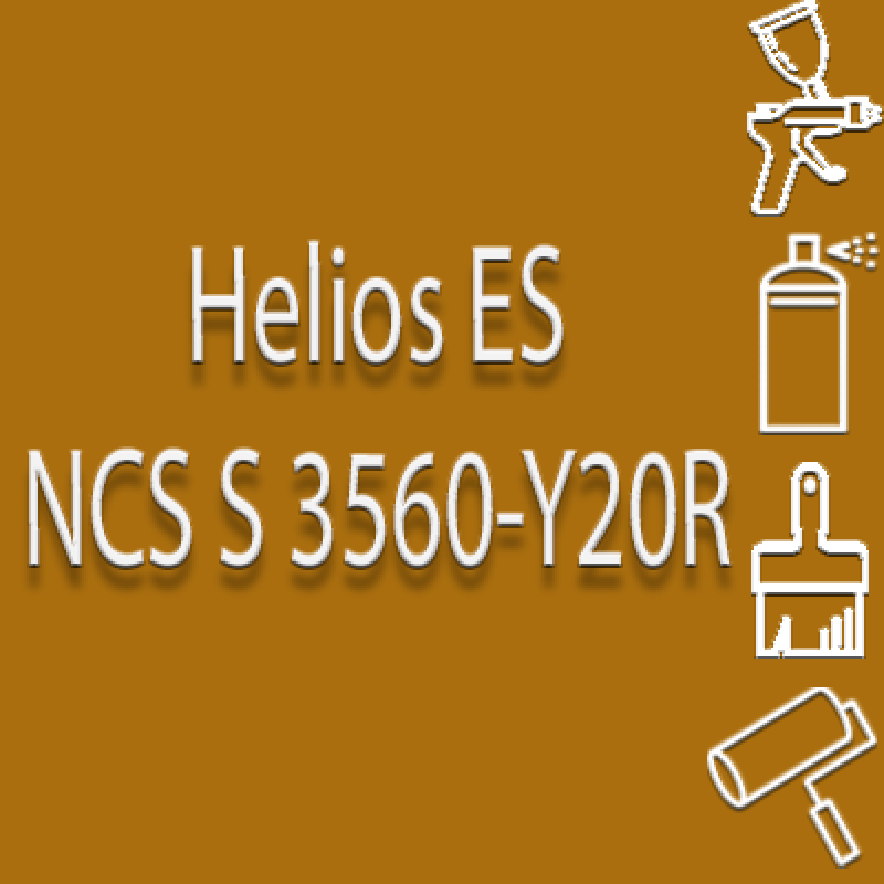 NCS S 3560-Y20R глянцева 1К швидкосохнуча антикорозійна емаль Helios ES - 1л NCS S 3560-Y20R глянцева 1К швидкосохнуча антикорозійна емаль Helios ES - 1л