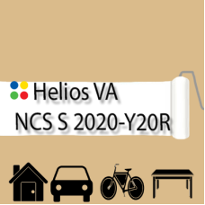 NCS S 2020-Y20R антикорозійна матова грунт-емаль (вініл-акрилова) HELIOS VA - 1л