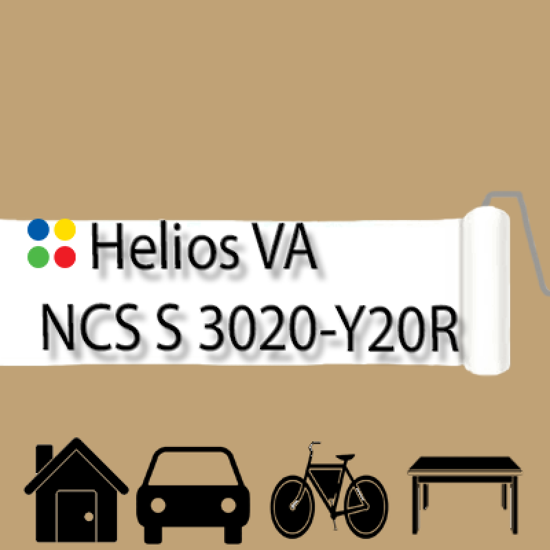 NCS S 3020-Y20R антикорозійна матова грунт-емаль (вініл-акрилова) HELIOS VA - 1л