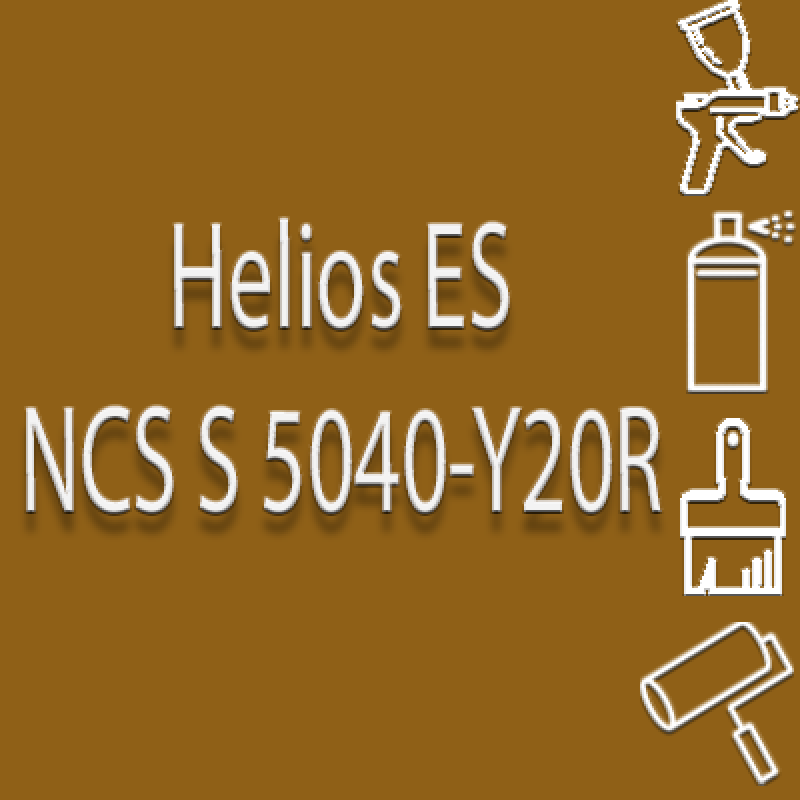 NCS S 5040-Y20R глянцева 1К швидкосохнуча антикорозійна емаль Helios ES - 1л