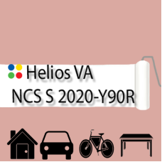 NCS S 2020-Y90R антикорозійна матова грунт-емаль (вініл-акрилова) HELIOS VA - 1л