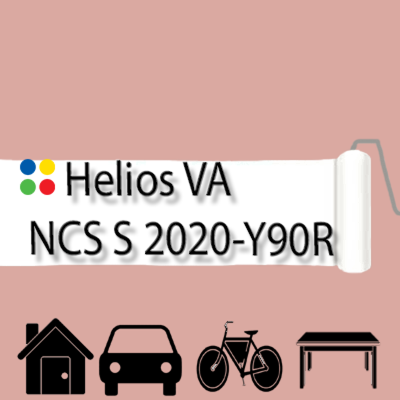 NCS S 2020-Y90R антикорозійна матова грунт-емаль (вініл-акрилова) HELIOS VA - 1л