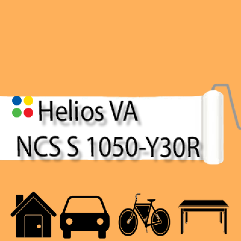NCS S 1050-Y30R антикорозійна глянцева грунт-емаль (вініл-акрилова) HELIOS VA - 1л