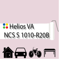 NCS S 1010-R20B антикорозійна матова грунт-емаль (вініл-акрилова) HELIOS VA - 1л