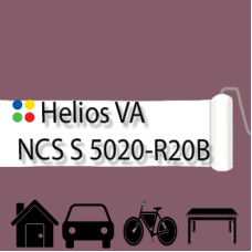 NCS S 5020-R20B антикорозійна матова грунт-емаль (вініл-акрилова) HELIOS VA - 1л