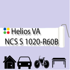 NCS S 1020-R60B антикорозійна матова грунт-емаль (вініл-акрилова) HELIOS VA - 1л