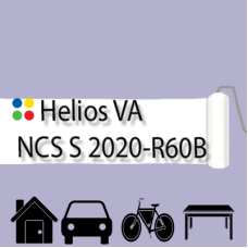 NCS S 2020-R60B антикорозійна матова грунт-емаль (вініл-акрилова) HELIOS VA - 1л