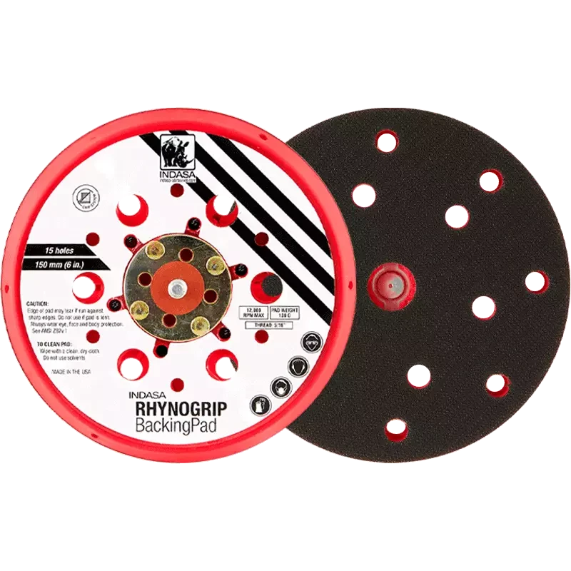 Диск-підошва INDASA Rhynogrip Backing Pad 15отв. - d150мм. Диск-підошва INDASA Rhynogrip Backing Pad 15отв. - d150мм.