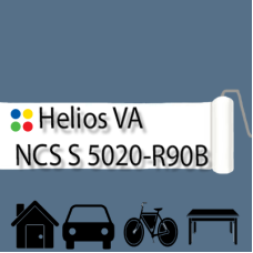 NCS S 5020-R90B антикорозійна матова грунт-емаль (вініл-акрилова) HELIOS VA - 1л