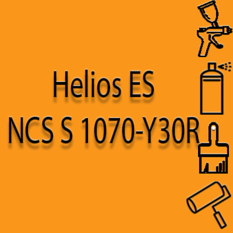 NCS S 1070-Y30R глянцева 1К швидкосохнуча антикорозійна емаль Helios ES - 1л