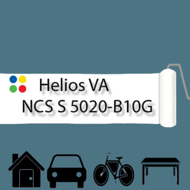 NCS S 5020-B10G антикорозійна матова грунт-емаль (вініл-акрилова) HELIOS VA - 1л