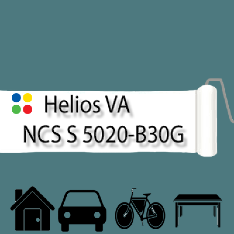 NCS S 5020-B30G антикорозійна матова грунт-емаль (вініл-акрилова) HELIOS VA - 1л