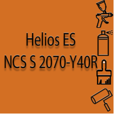 NCS S 2070-Y40R глянцева 1К швидкосохнуча антикорозійна емаль Helios ES - 1л