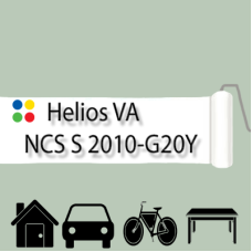 NCS S 2010-G20Y антикорозійна матова грунт-емаль (вініл-акрилова) HELIOS VA - 1л