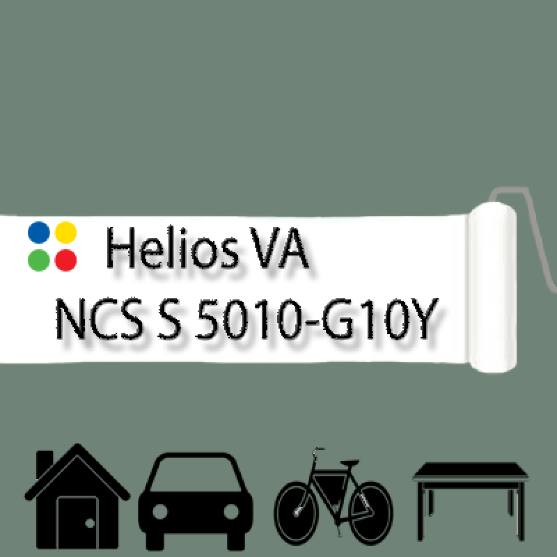 NCS S 5010-G10Y антикорозійна матова грунт-емаль (вініл-акрилова) HELIOS VA - 1л