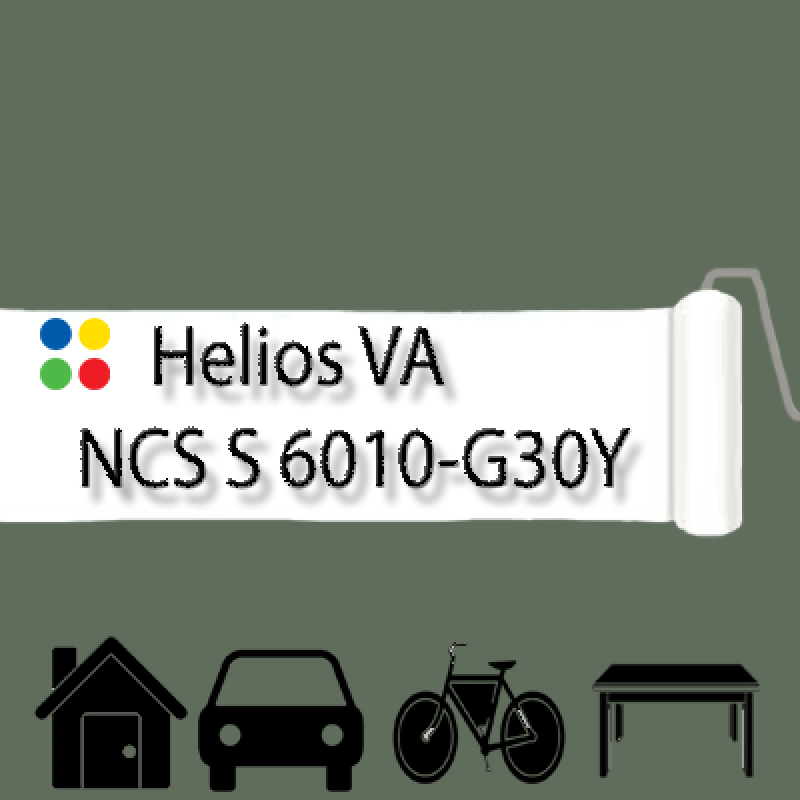 NCS S 6010-G30Y антикорозійна матова грунт-емаль (вініл-акрилова) HELIOS VA - 1л