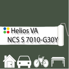 NCS S 7010-G30Y антикорозійна матова грунт-емаль (вініл-акрилова) HELIOS VA - 1л