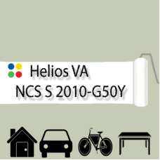 NCS S 2010-G50Y антикорозійна матова грунт-емаль (вініл-акрилова) HELIOS VA - 1л