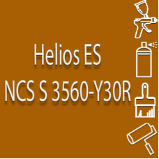 NCS S 3560-Y30R глянцева 1К швидкосохнуча антикорозійна емаль Helios ES - 1л