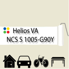 NCS S 1005-G90Y антикорозійна матова грунт-емаль (вініл-акрилова) HELIOS VA - 1л