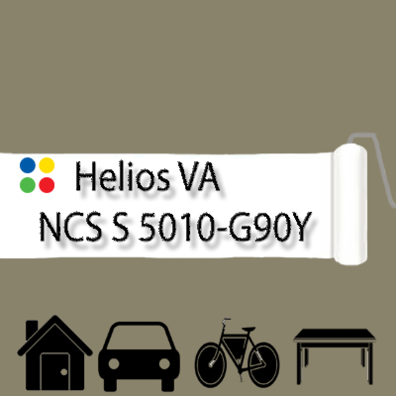 NCS S 5010-G90Y антикорозійна матова грунт-емаль (вініл-акрилова) HELIOS VA - 1л