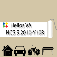 NCS S 2010-Y10R антикорозійна матова грунт-емаль (вініл-акрилова) HELIOS VA - 1л