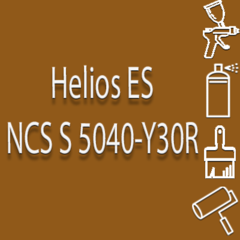NCS S 5040-Y30R глянцева 1К швидкосохнуча антикорозійна емаль Helios ES - 1л