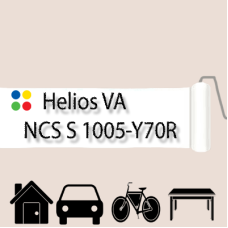 NCS S 1005-Y70R антикорозійна матова грунт-емаль (вініл-акрилова) HELIOS VA - 1л