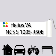 NCS S 1005-R50B антикорозійна матова грунт-емаль (вініл-акрилова) HELIOS VA - 1л