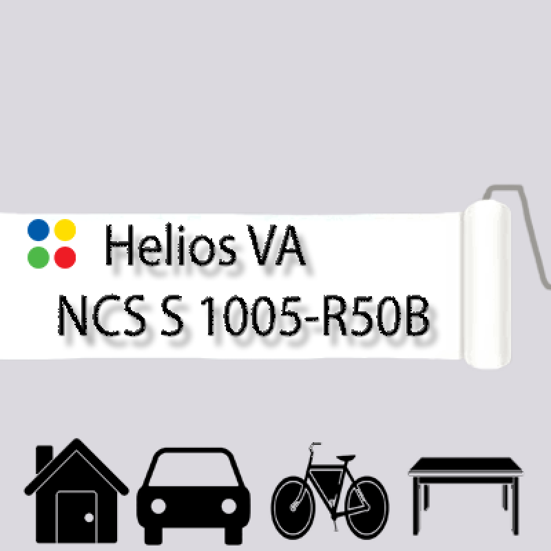 NCS S 1005-R50B антикорозійна матова грунт-емаль (вініл-акрилова) HELIOS VA - 1л