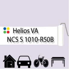 NCS S 1010-R50B антикорозійна матова грунт-емаль (вініл-акрилова) HELIOS VA - 1л