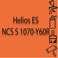 NCS S 1070-Y60R глянцева 1К швидкосохнуча антикорозійна емаль Helios ES - 1л