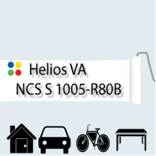 NCS S 1005-R80B антикорозійна матова грунт-емаль (вініл-акрилова) HELIOS VA - 1л